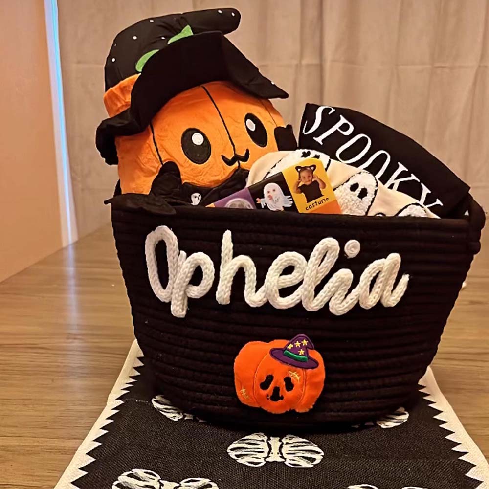 Personalized Halloween Treat Basket | CWHalloween105