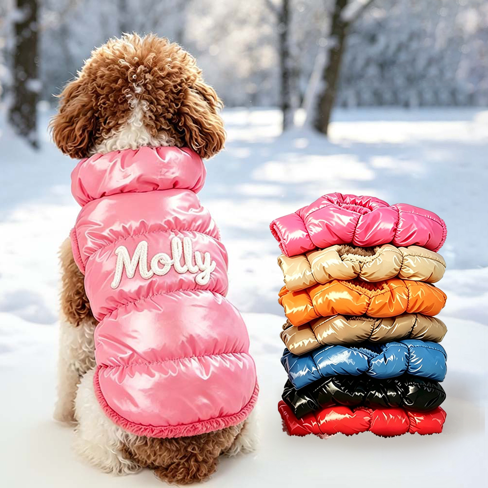 Personalized Pets Winter Warm Windproof Jacket | BKPet572