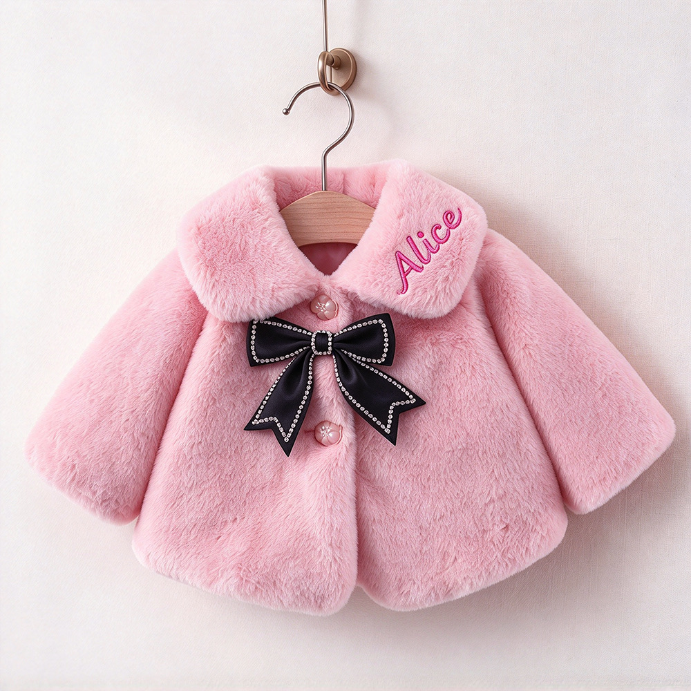 Personalized Embroidered Baby Girl Winter Princess Coat | CWBaby550