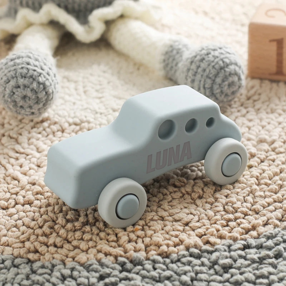 Personalized Kid Silicone Plane and Car Toy | CWToy99