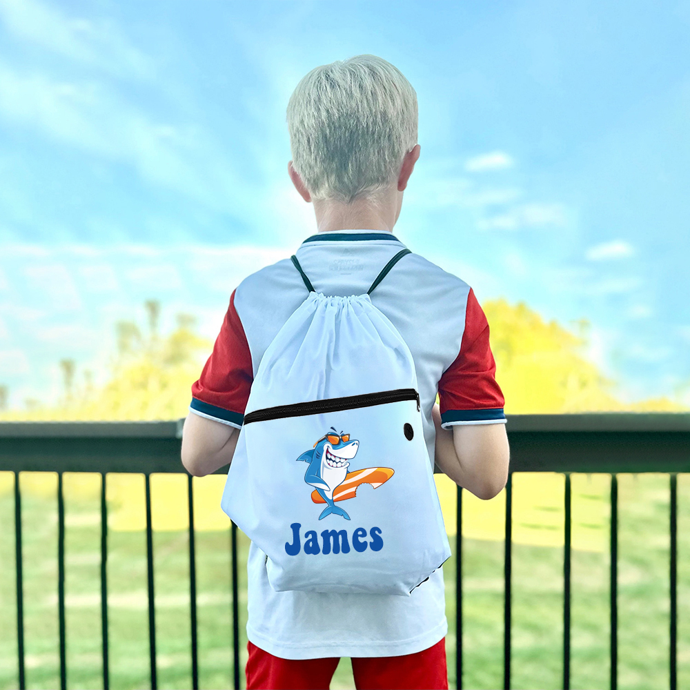 Personalized Lovely Drawstring Water Proof Beach Bag | CWBeach14701