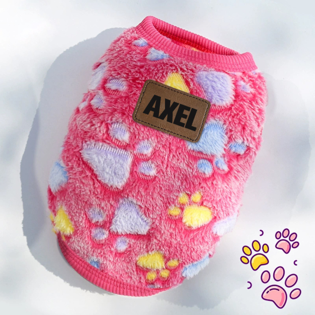 Personalized Cute Pet Soft Plush Fleece Vest | BKPet194