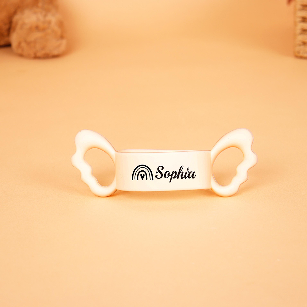 Personalised Baby Silicone Bottle Holder | CWBaby489