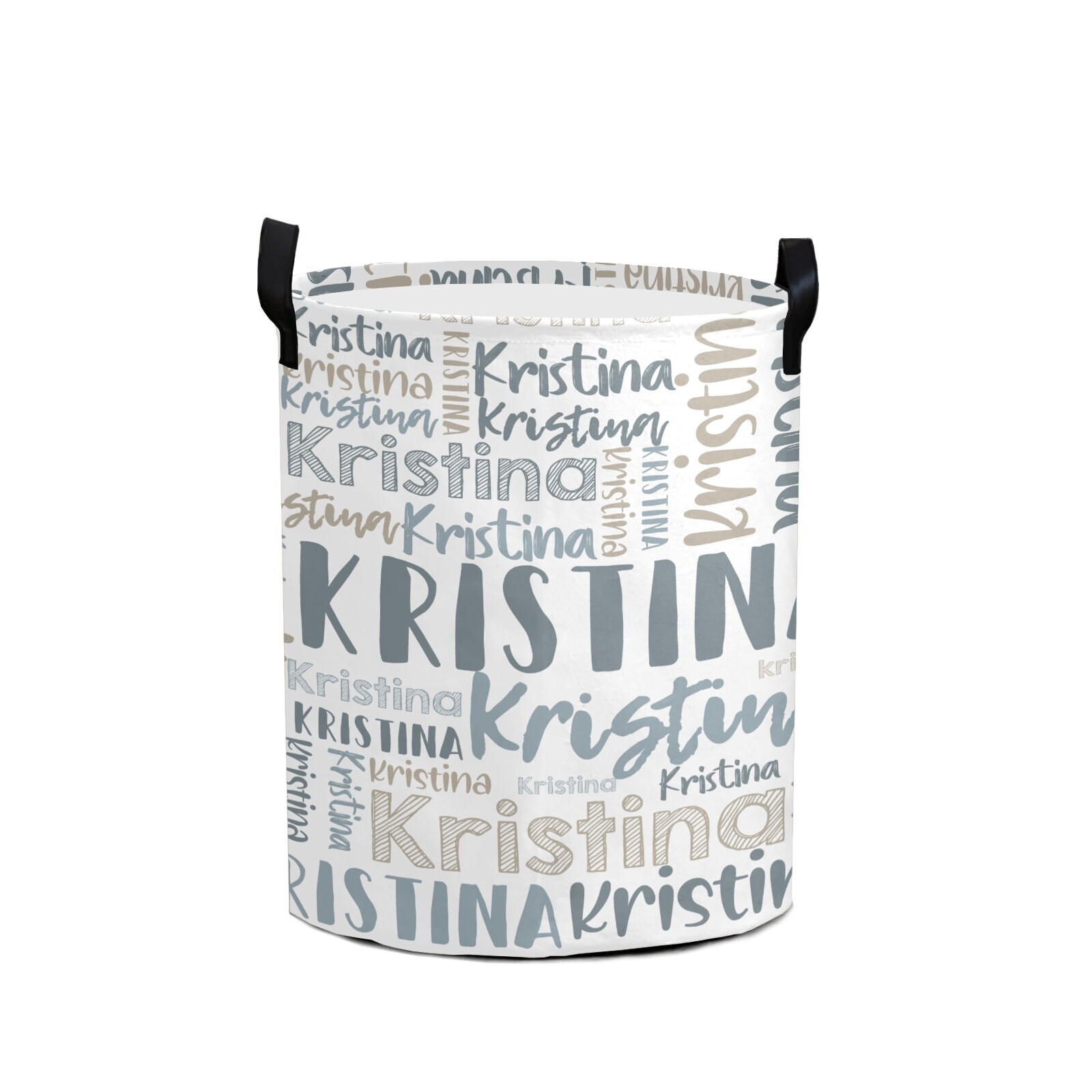 Personalized Laundry Collapsible Baskets with Handle | | CWBasket01