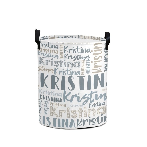 Personalized Laundry Collapsible Baskets with Handle | | CWBasket01