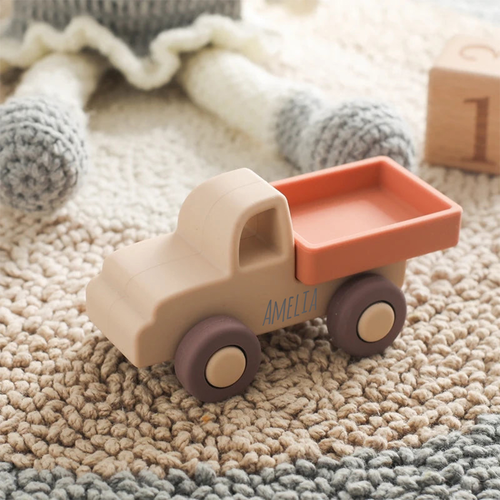 Personalized Kid Silicone Plane and Car Toy | CWToy99