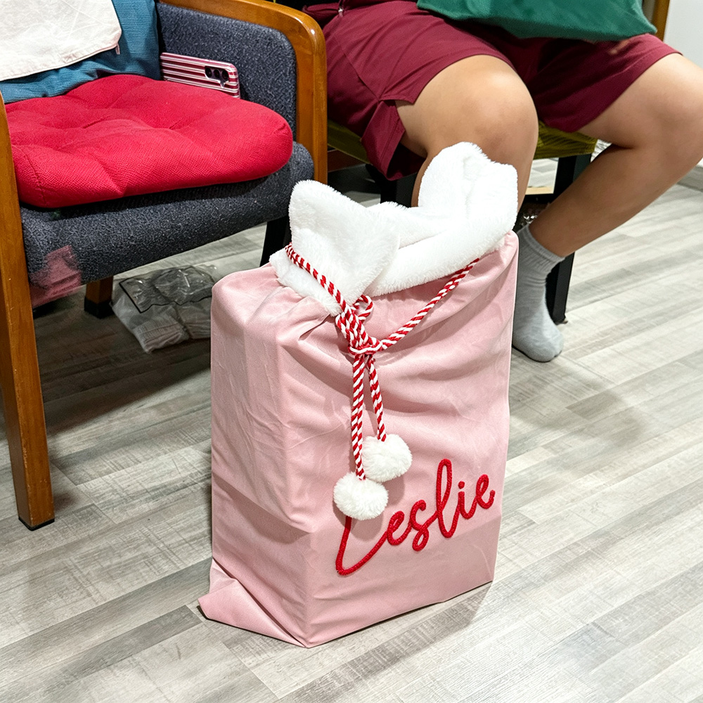 Personalized Large Christmas Velvet Santa Sack for Gifts | MCGift199