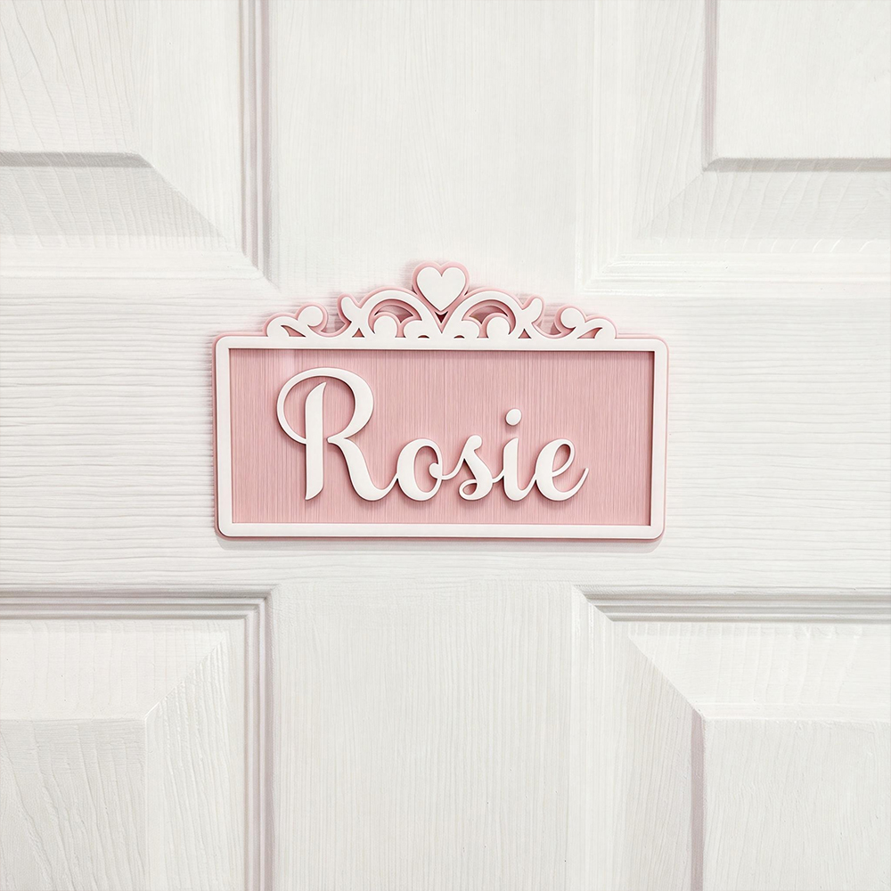 Personalized Kid's Bedroom Decoration Door Sign | CWBaby412