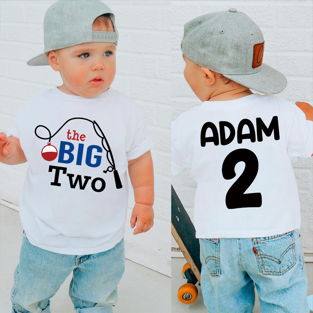 Personalized The Big One Fishing Birthday T-Shirt | inBirth12