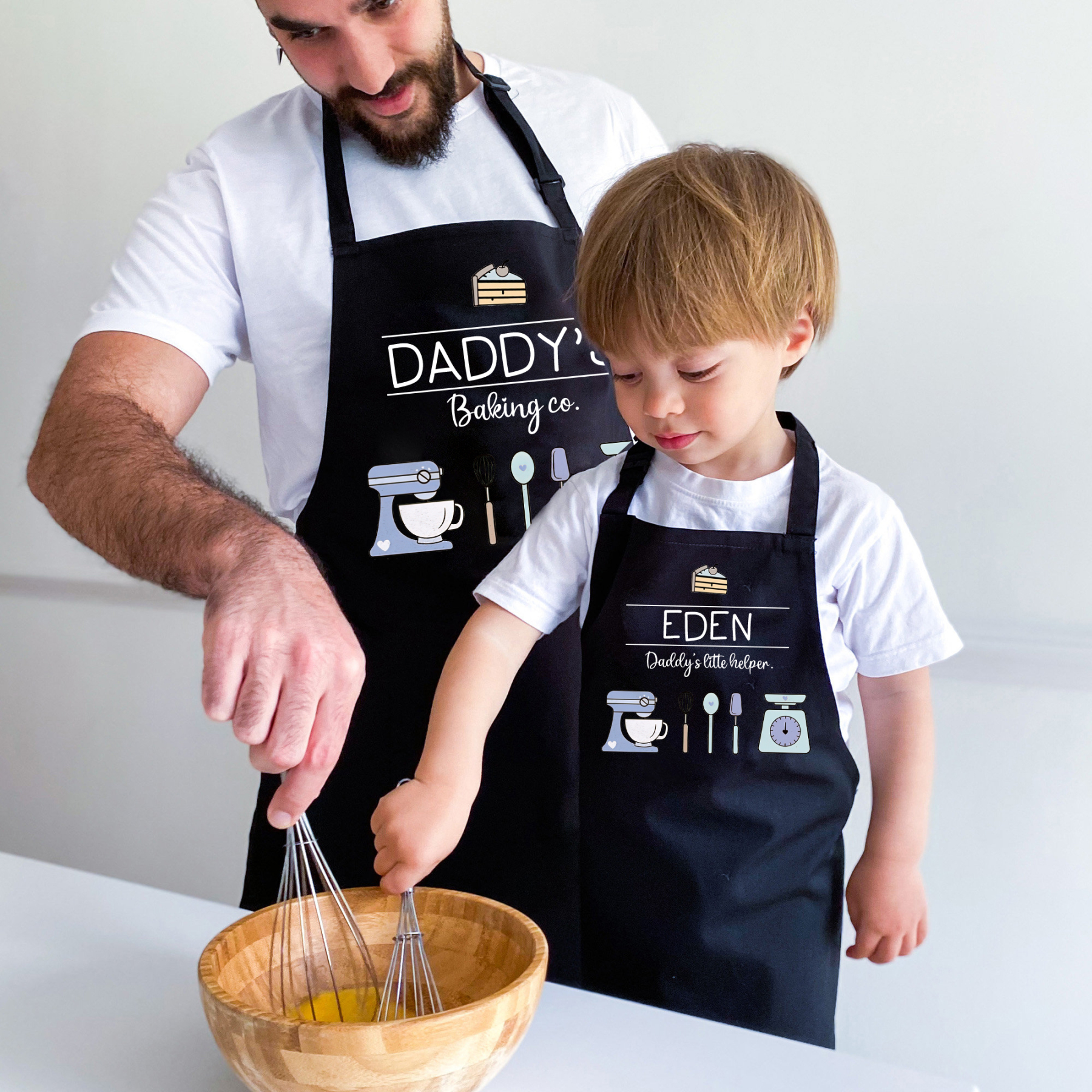 Personalised Multifunctional Waterproof Matching Family Apron | Apron43