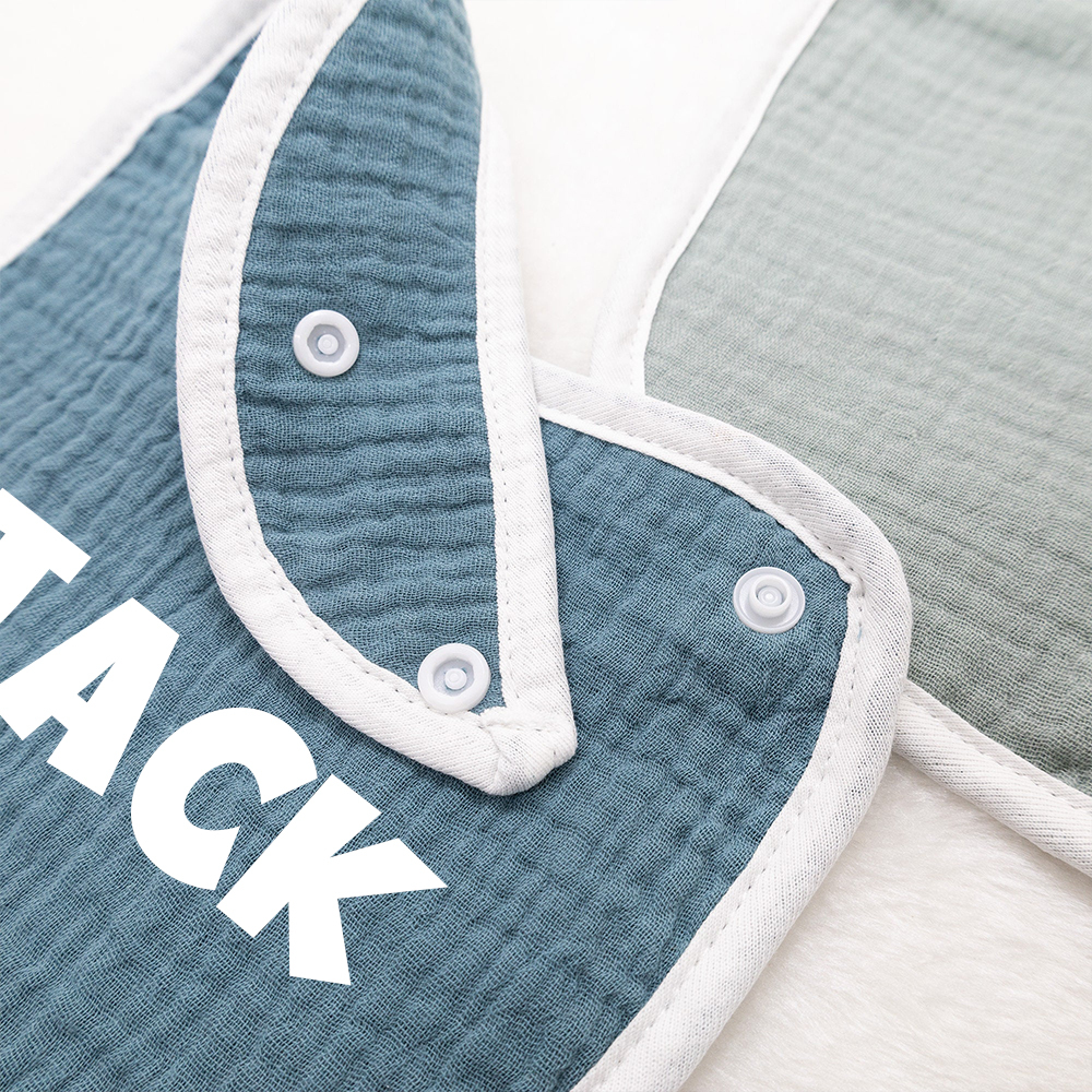 Personalized Embroidered Baby Cotton Bibs | CWBaby306