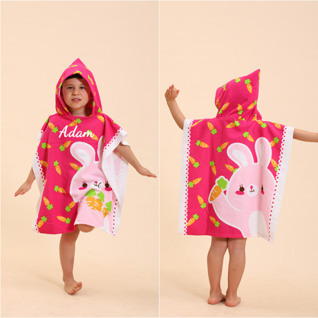 Personalized Embroidery Hooded Beach Towel for Summer & Beach | CWBeach82