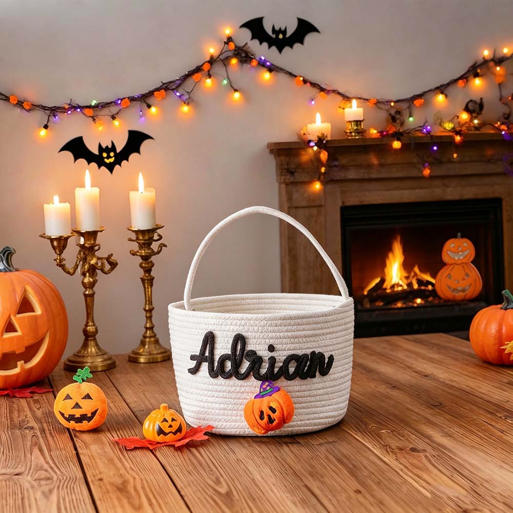 Personalized Halloween Treat Basket | CWHalloween105