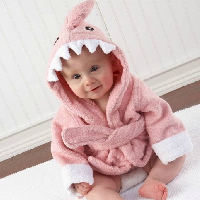 Personalized Embroidered Cozy Kid Animal Bathrobe | CWbaby37