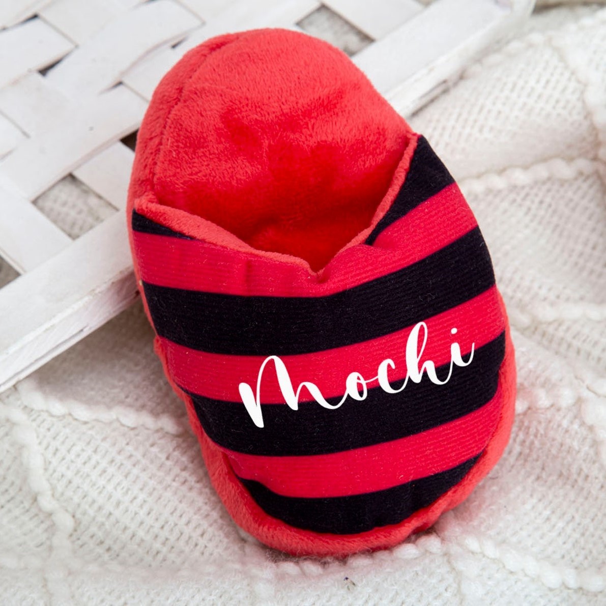 Personalized Dog Squeaky Slipper Toy | CWPet25