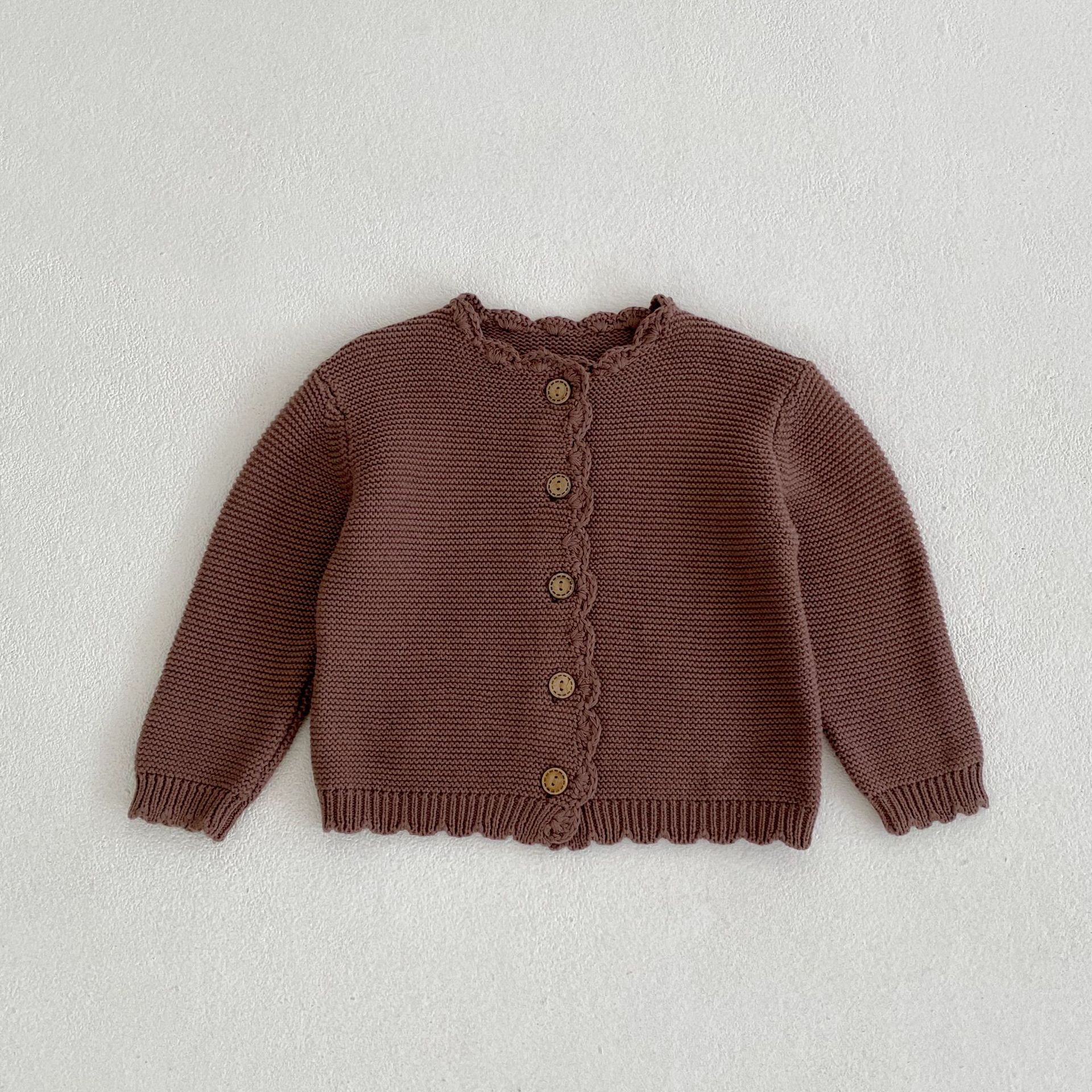 Personalized Hand Embroidered Baby Cardigan | CWBaby283