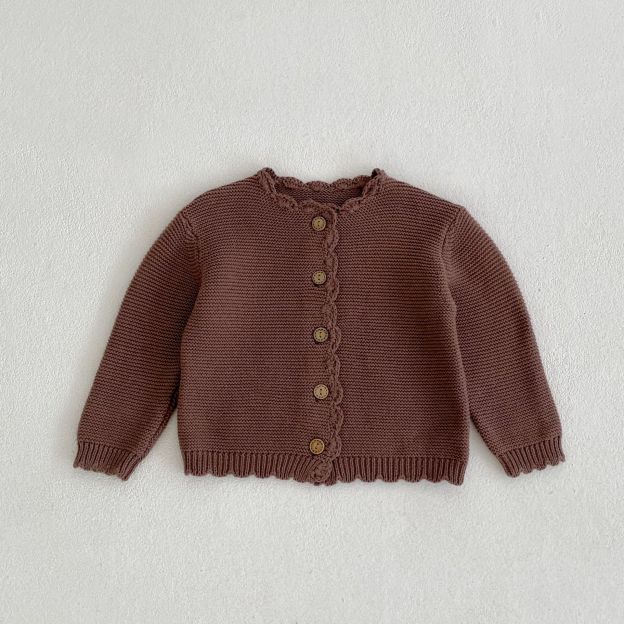 Personalized Hand Embroidered Baby Cardigan | CWBaby283
