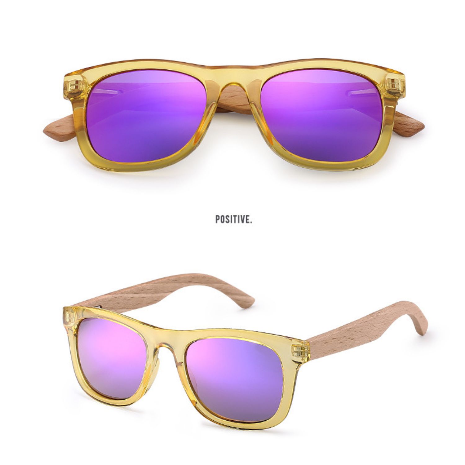 Personalized Kid Sunglasses with Wood Box | CWBeach110
