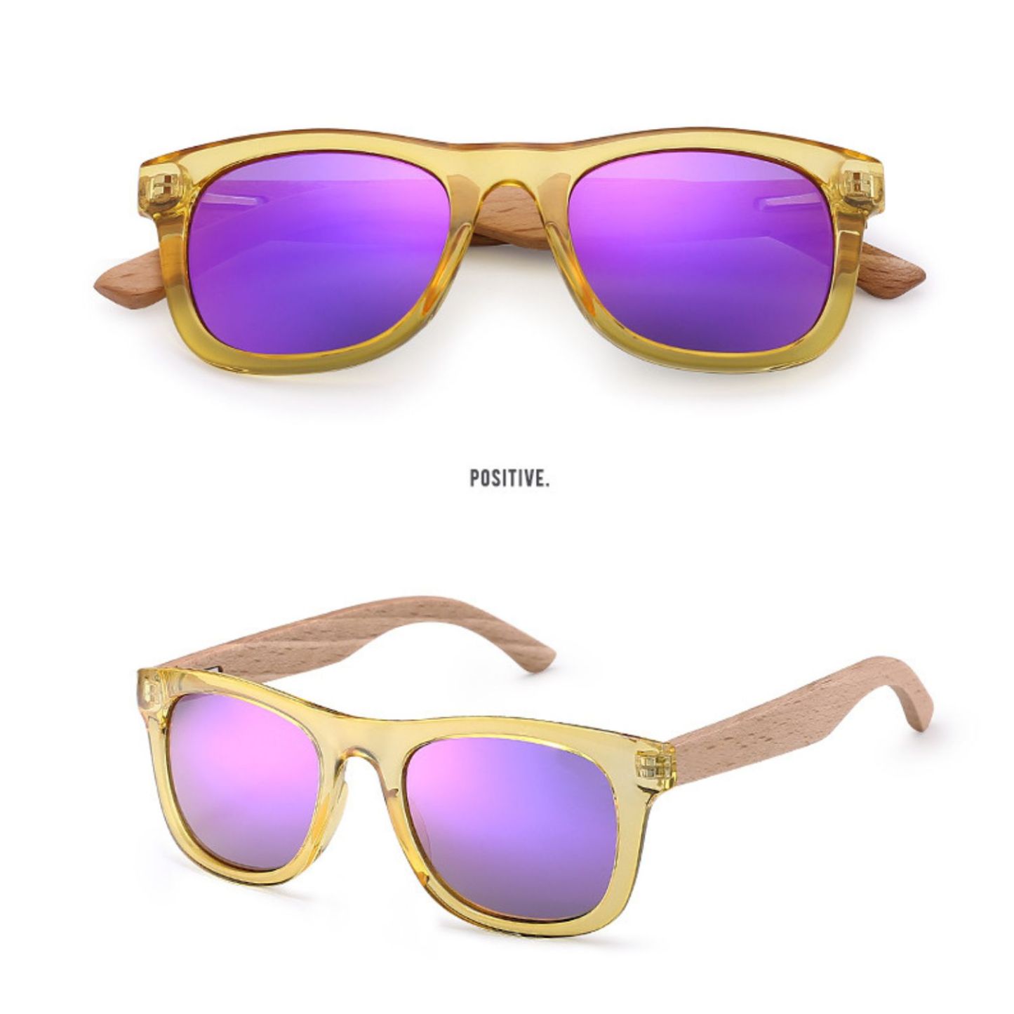 Personalized Kid Sunglasses with Wood Box | CWBeach110