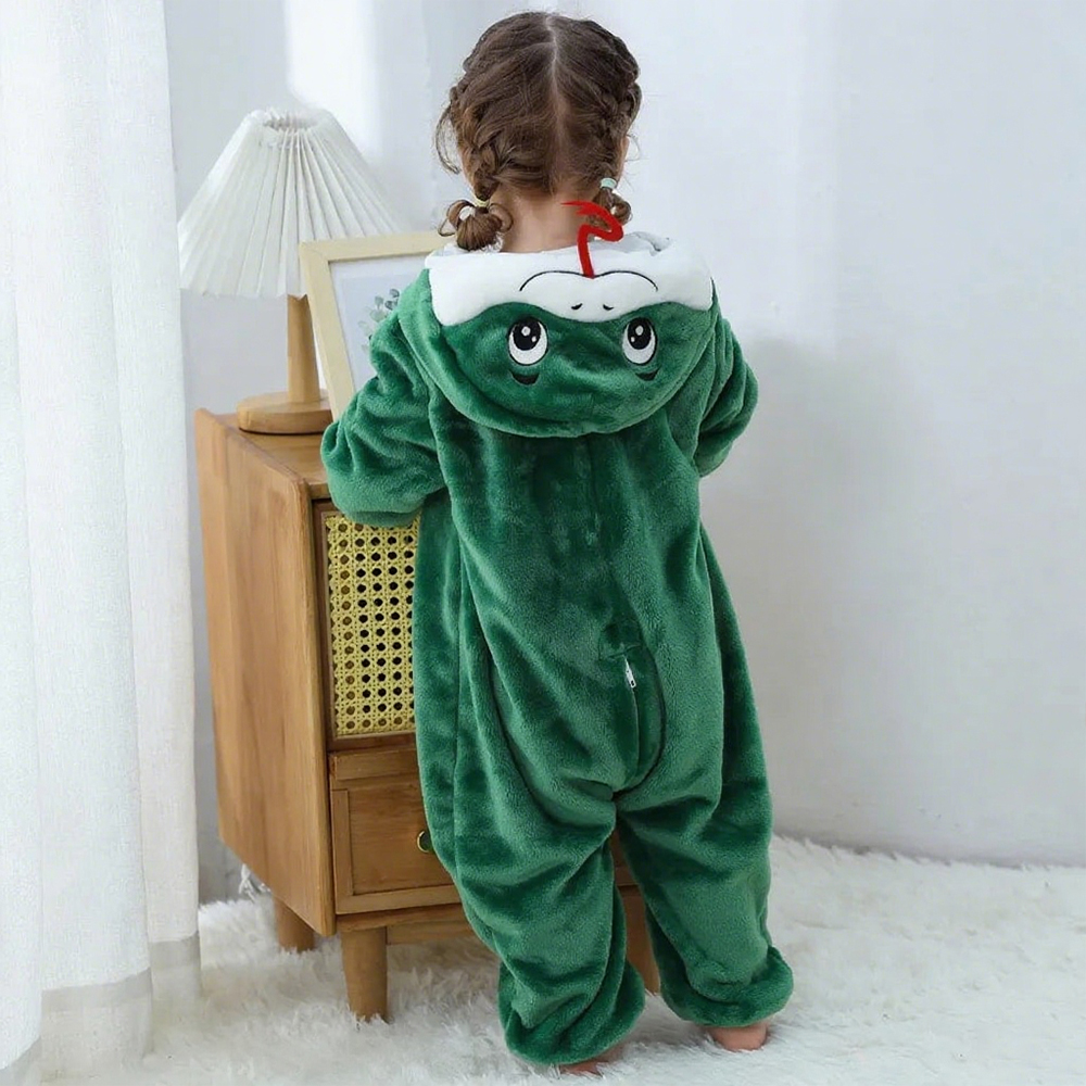 Personalized Leather Patch Baby Animal Romper  | CWBaby287