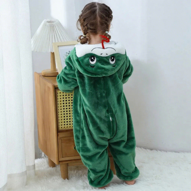 Personalized Leather Patch Baby Animal Romper  | CWBaby287