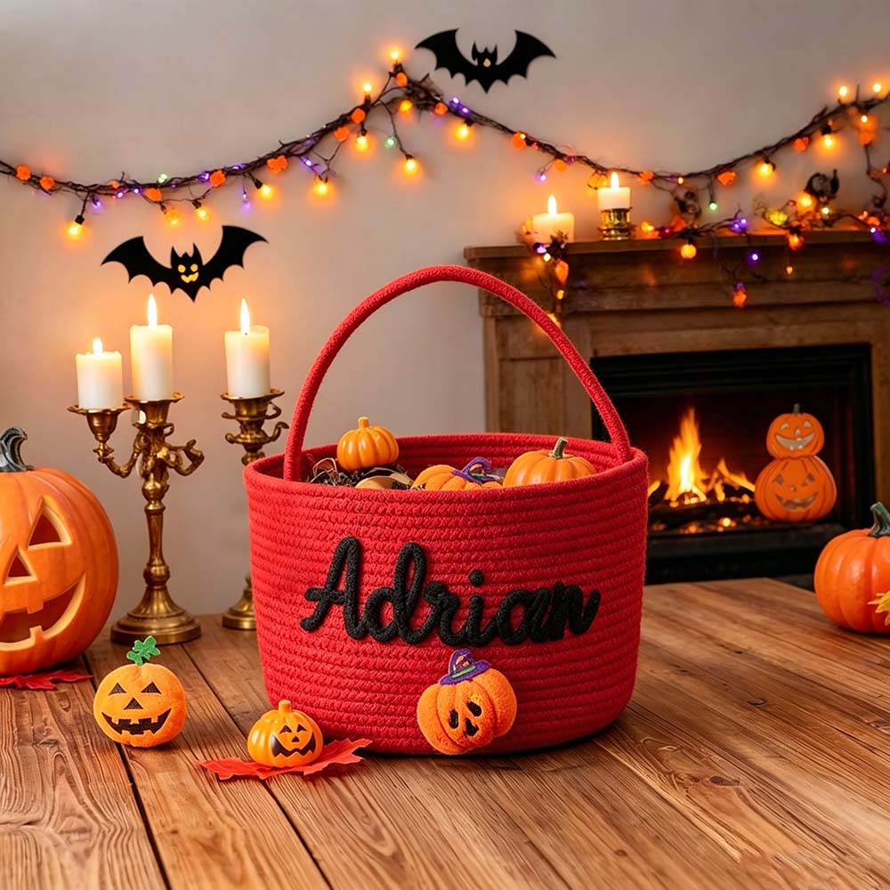 Personalized Halloween Treat Basket | CWHalloween105