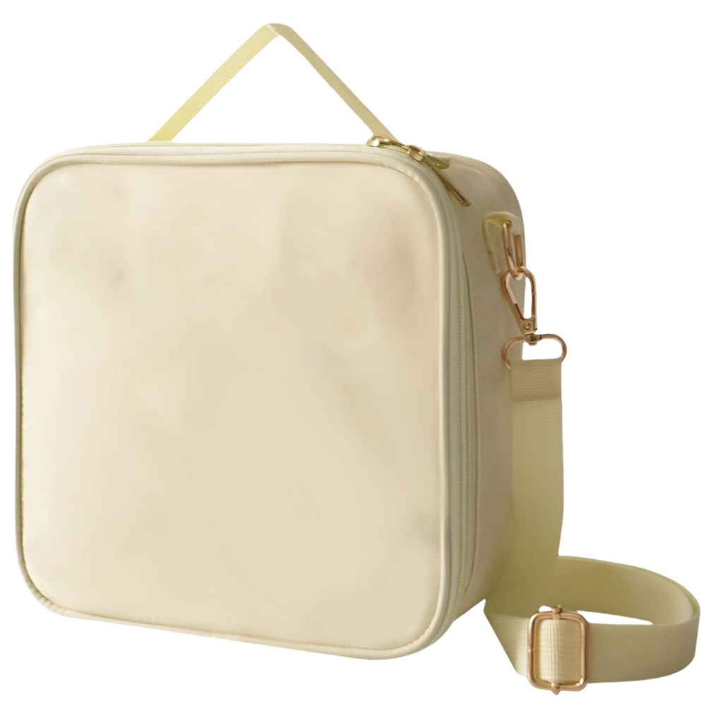 Personalized Chenille Letter Lunch Bag With Strap