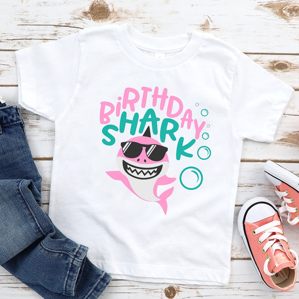Personalized Shark Birthday T-Shirt | inBirth31