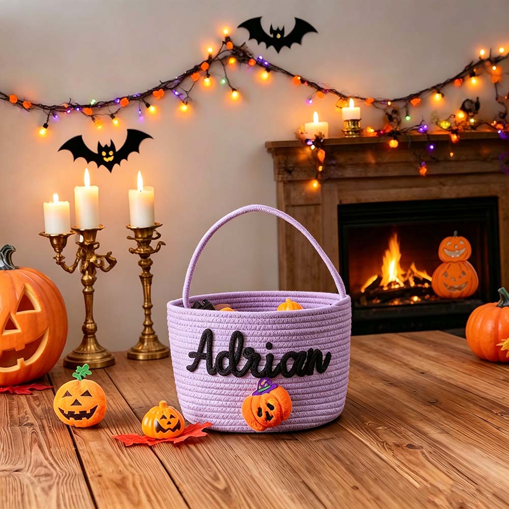 Personalized Halloween Treat Basket | CWHalloween105