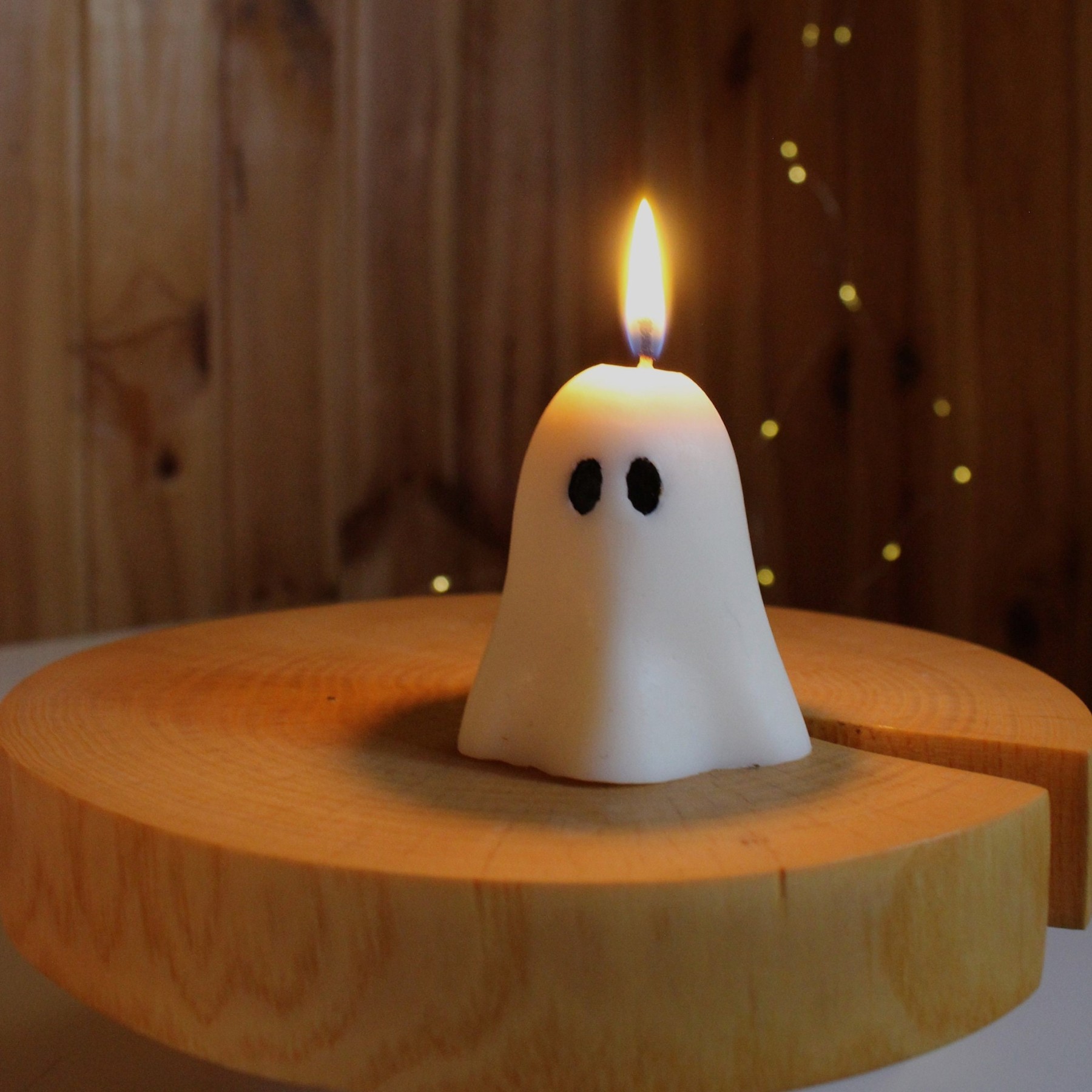 Halloween Decor Ghost Candles Set | CWHalloween15