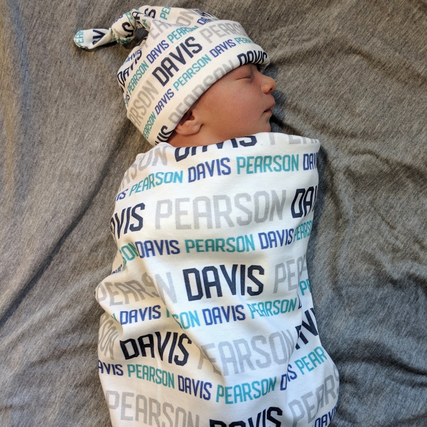 Personalized Baby Swaddle Blanket Set for Comfort & Unique | BBBlanket01