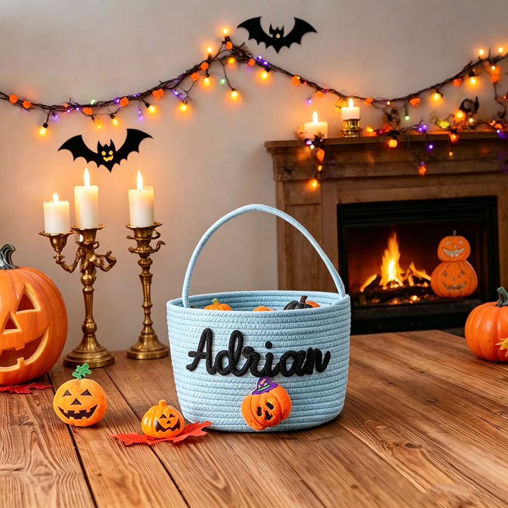 Personalized Halloween Treat Basket | CWHalloween105