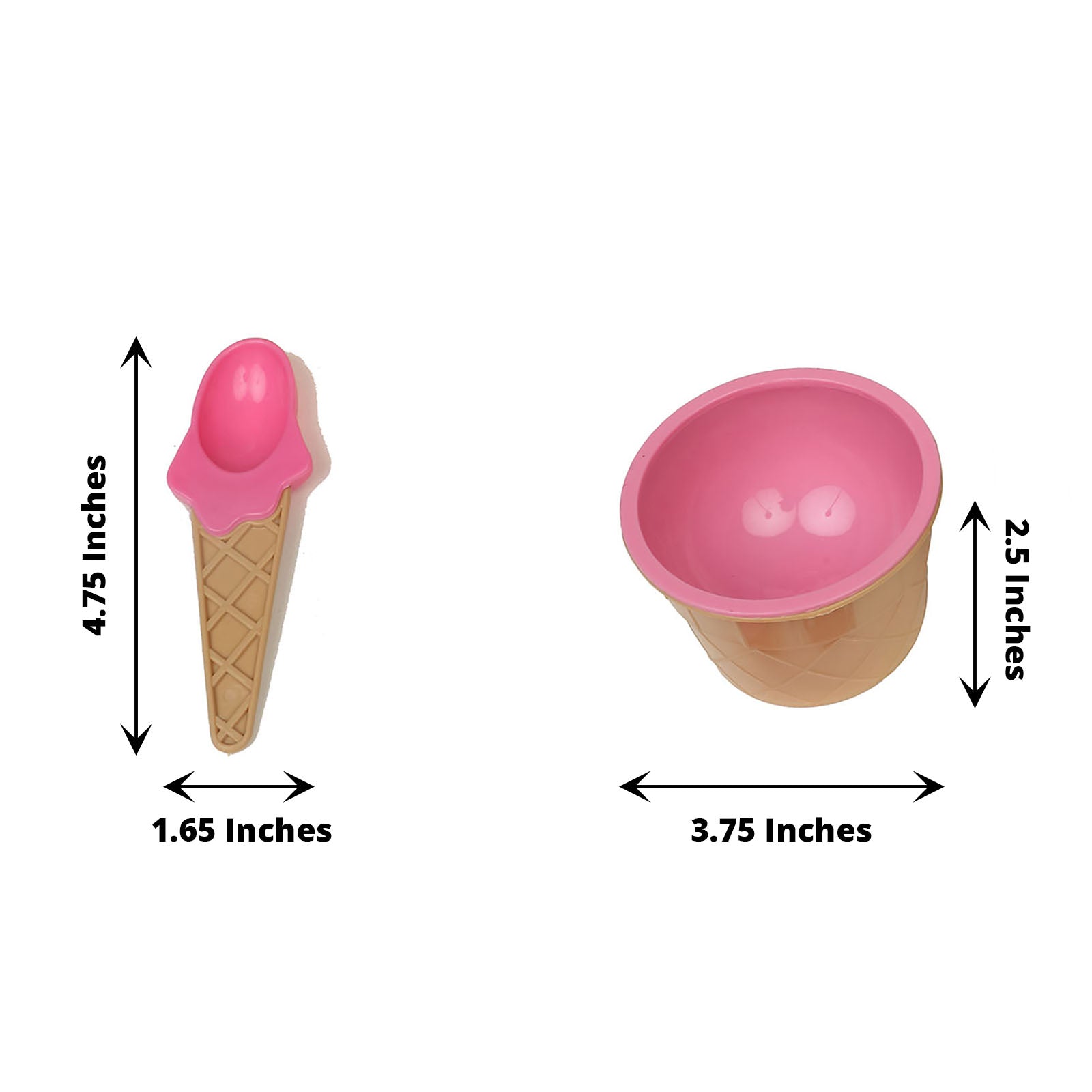 Personalized Kid Toy Reusable Ice Cream Bowl with Spoon | CWToy48