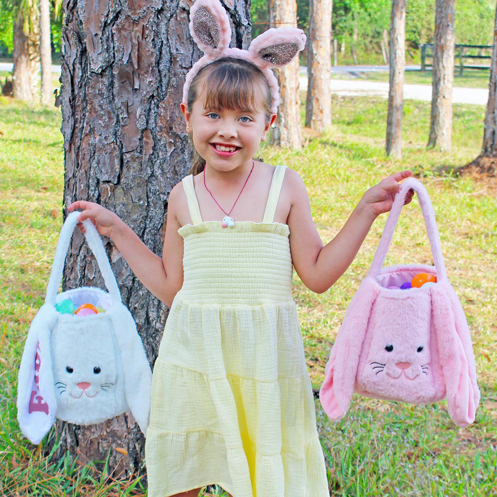 Personalized Name Easter Bunny Basket | CWEaster03