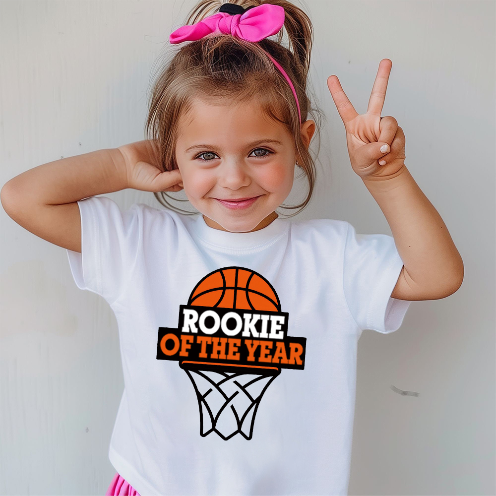 Personalized Basketball Rookie Of The Year Birthday T-Shirt | inBirth03