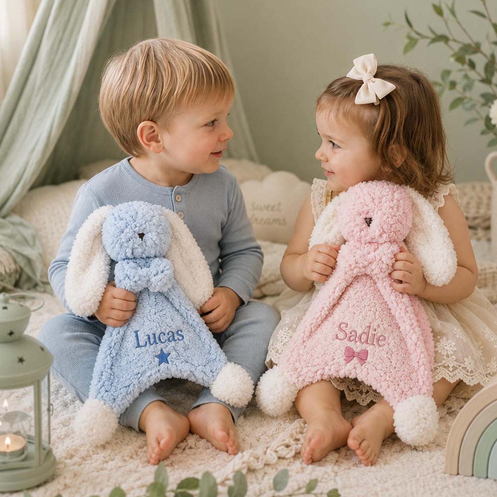 Personalized Lovely Soft Lambswool Baby Comfort Toy | CWToy190
