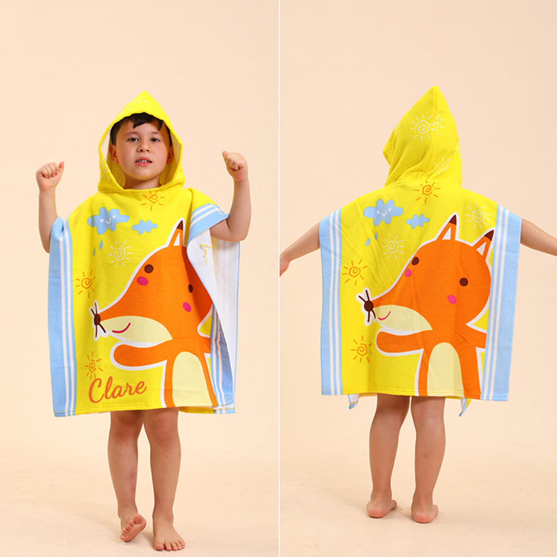 Personalized Embroidery Hooded Beach Towel for Summer & Beach | CWBeach82