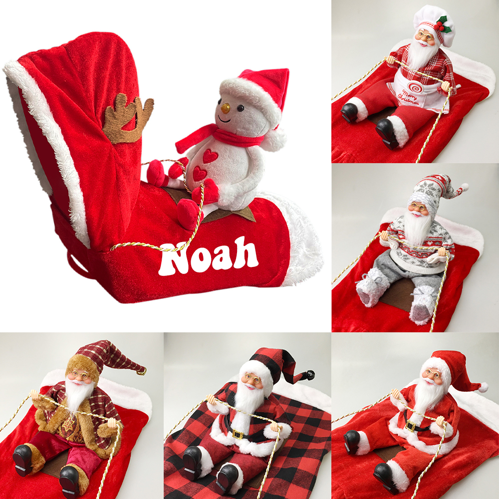 Personalized Christmas Santa Pet Riding Clothes | BKPet96