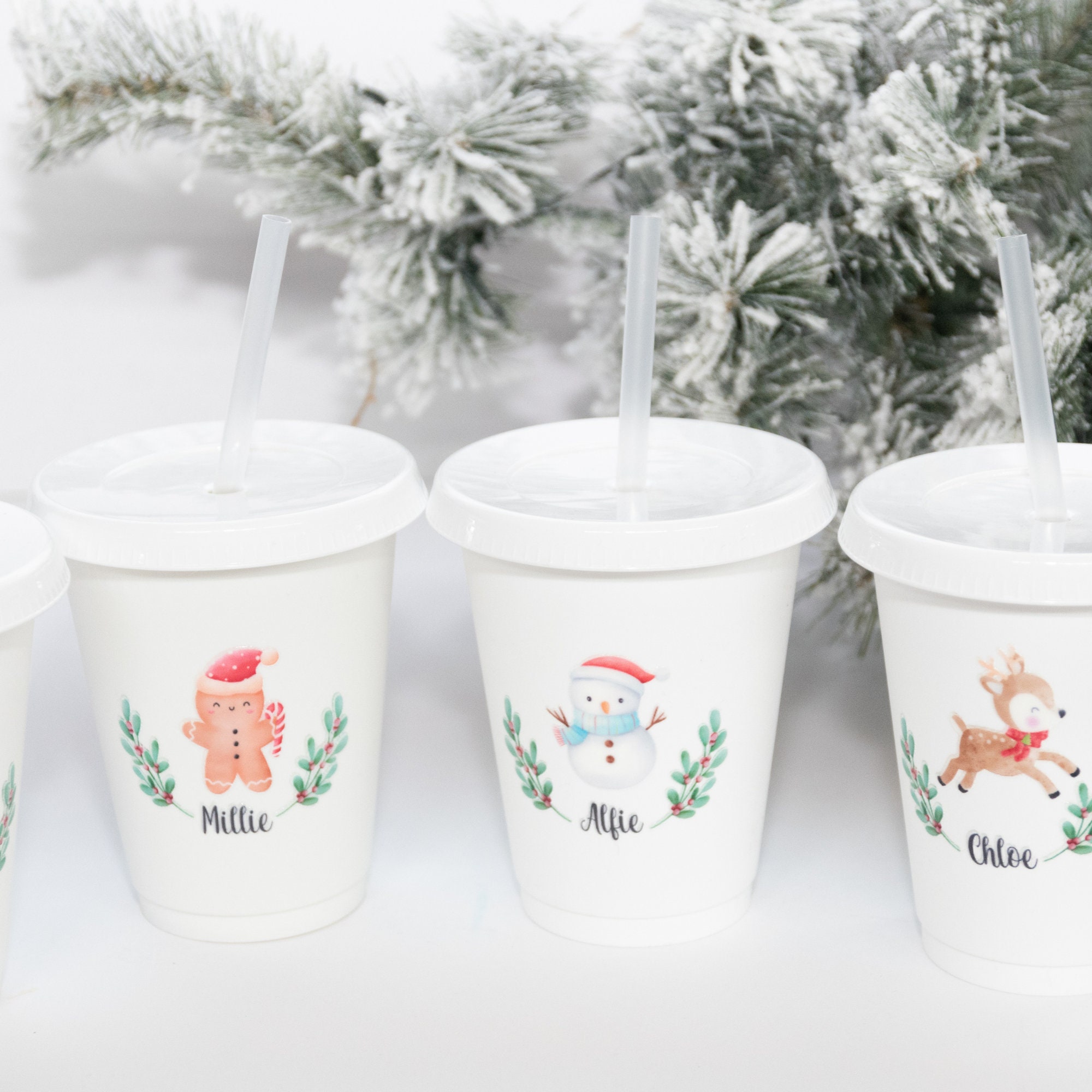 Personalised Kid 16oz Christmas Children's Cup | CWBottle04
