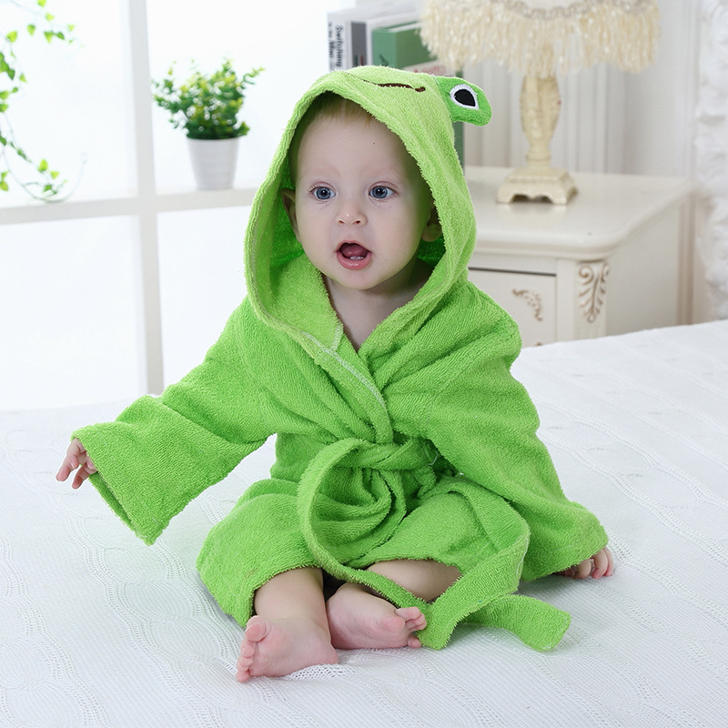 Personalized Embroidered Cozy Kid Animal Bathrobe | CWbaby37