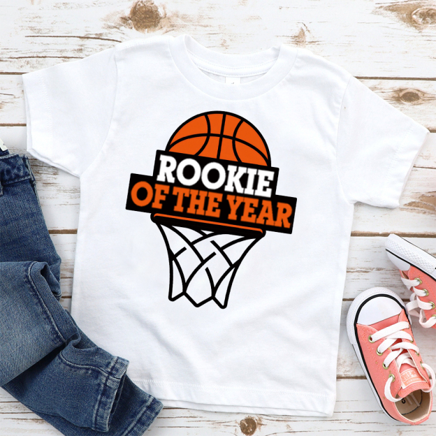 Personalized Basketball Rookie Of The Year Birthday T-Shirt | inBirth03