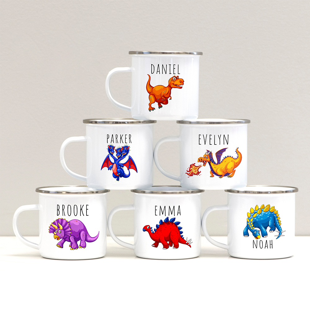 Personalised 12oz Dinosaur Mugs for Kids  | KidMug03