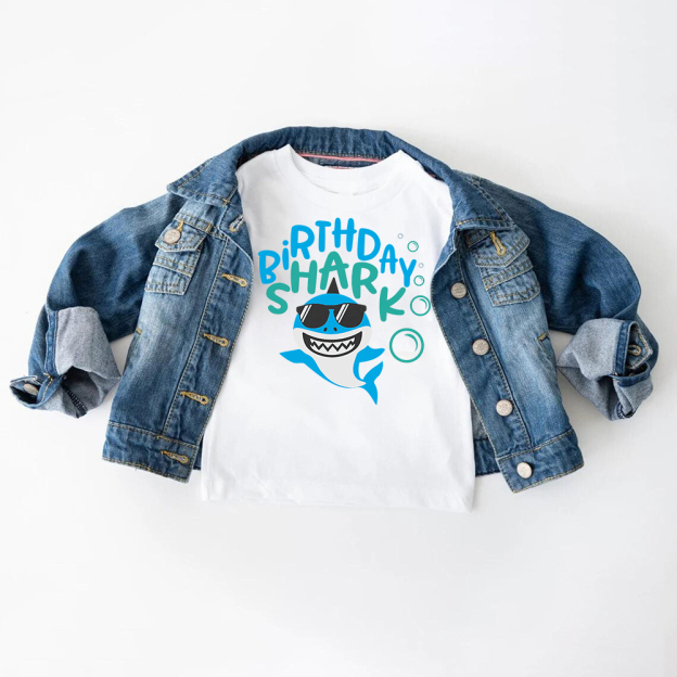 Personalized Shark Birthday T-Shirt | inBirth31