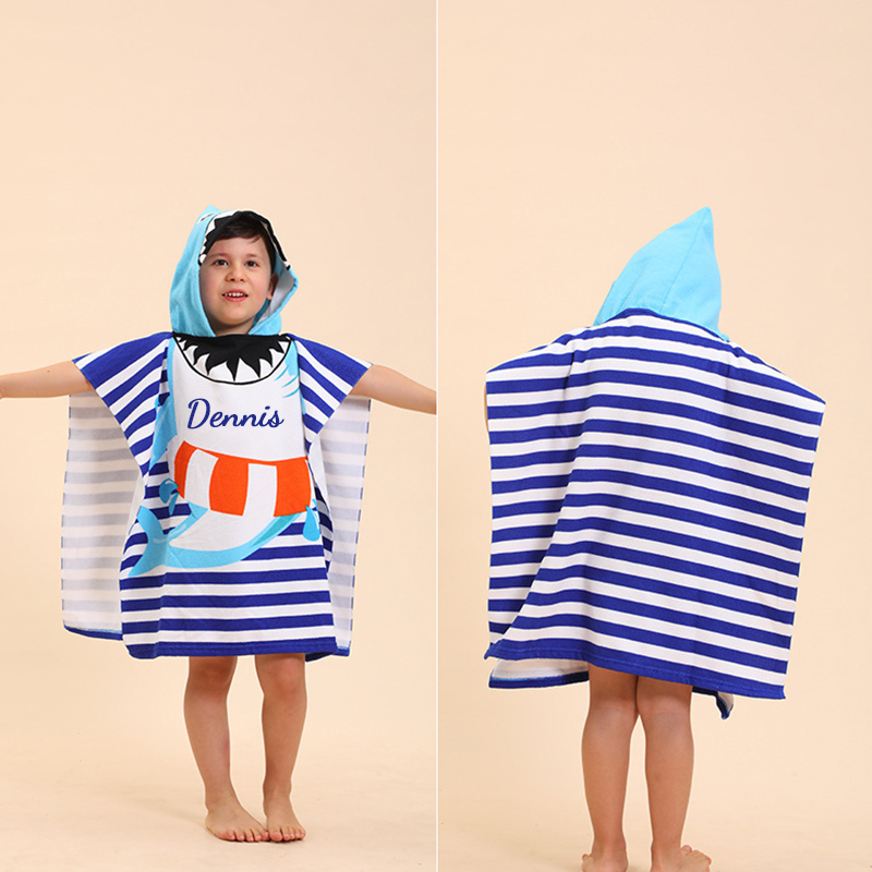 Personalized Embroidery Hooded Beach Towel for Summer & Beach | CWBeach82