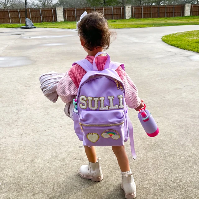 Personalized Hand Patch Kids Funny Backpack