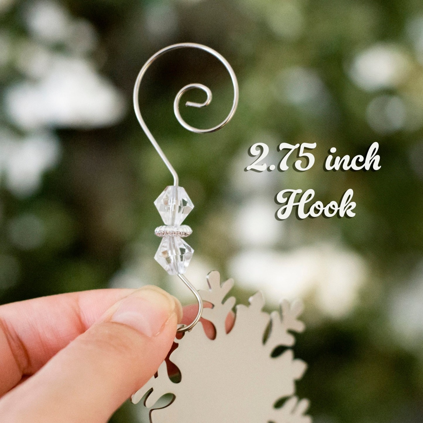 Personalized Name Snowflake or Snowman Stainless Steel Ornament | MCGift20