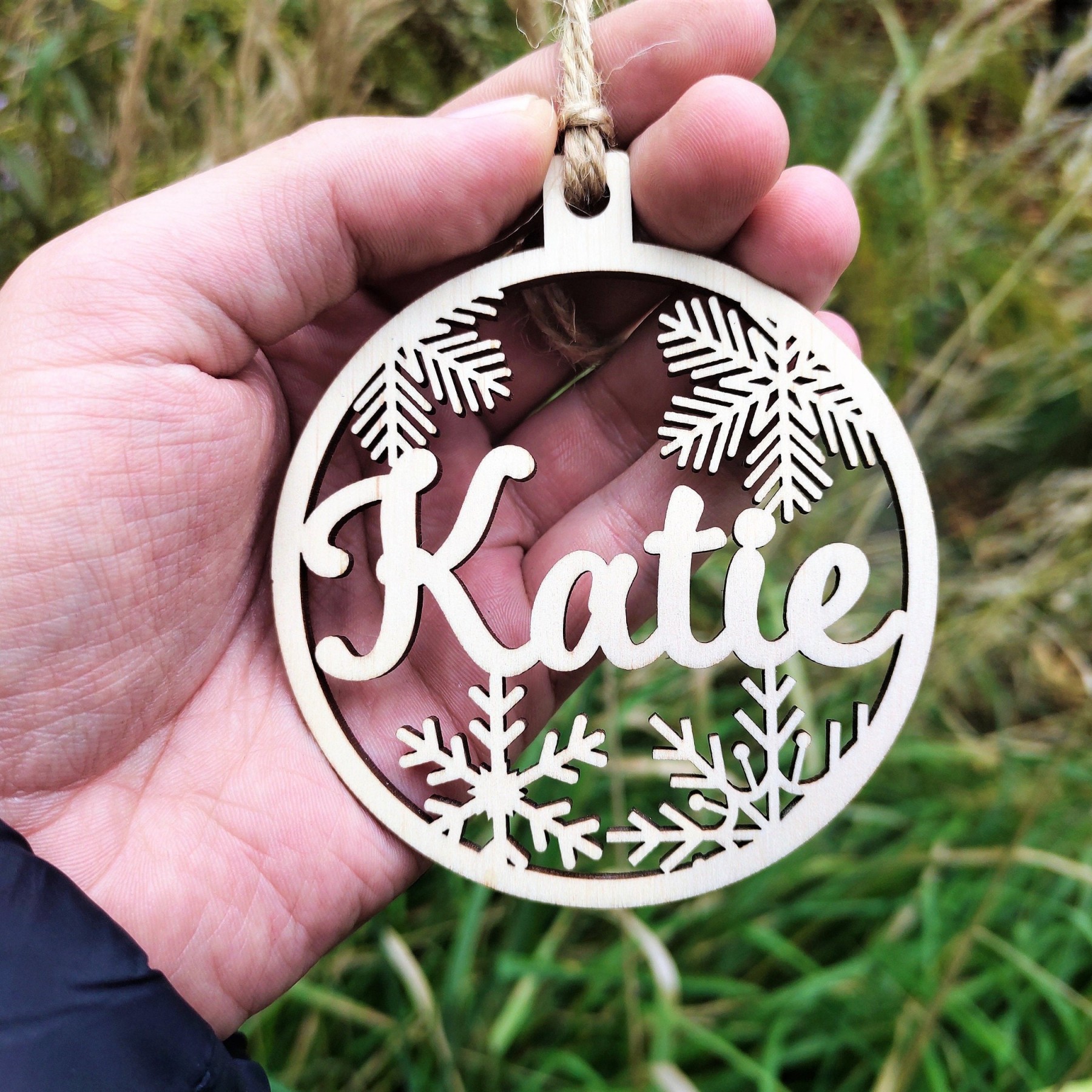 Personalized Wooden Christmas Ornaments | MCGift23