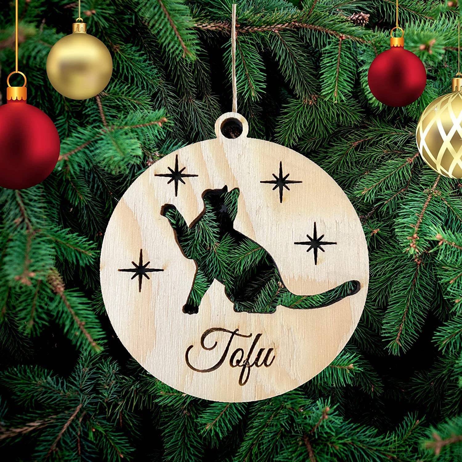 Personalized Christmas Wooden Decoration | MCGift114