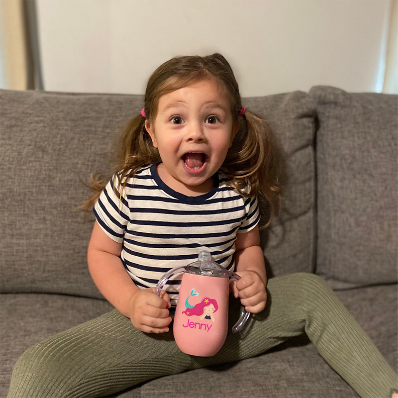 Personalized Lovely Stainless Steel Sippy Kids Cup  | Youcup04