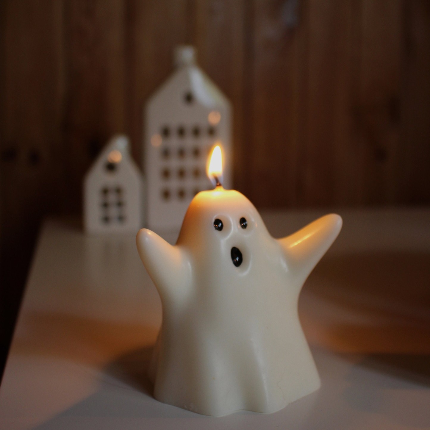 Halloween Decor Ghost Candles Set | CWHalloween15